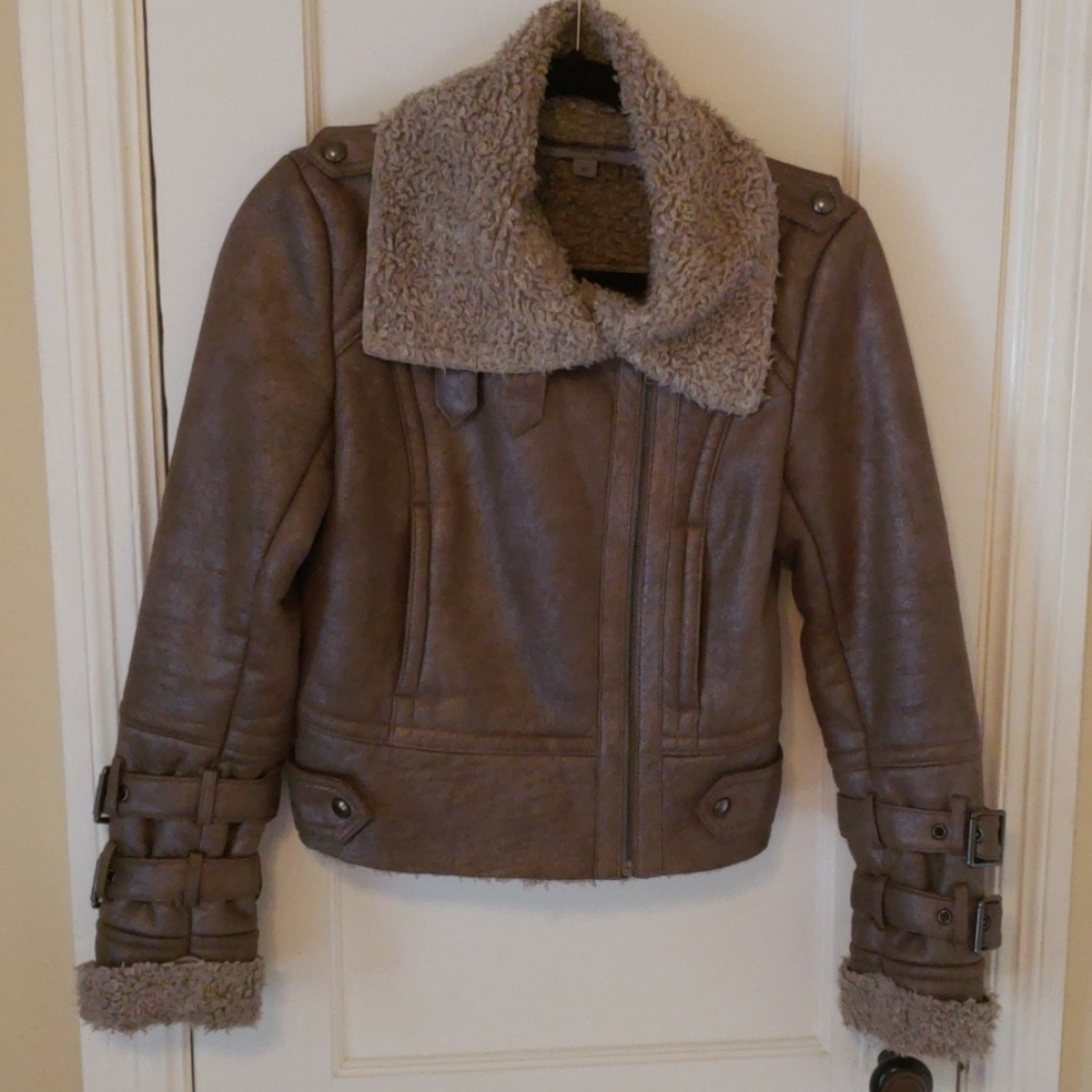 Marc New York brown aviator jacket